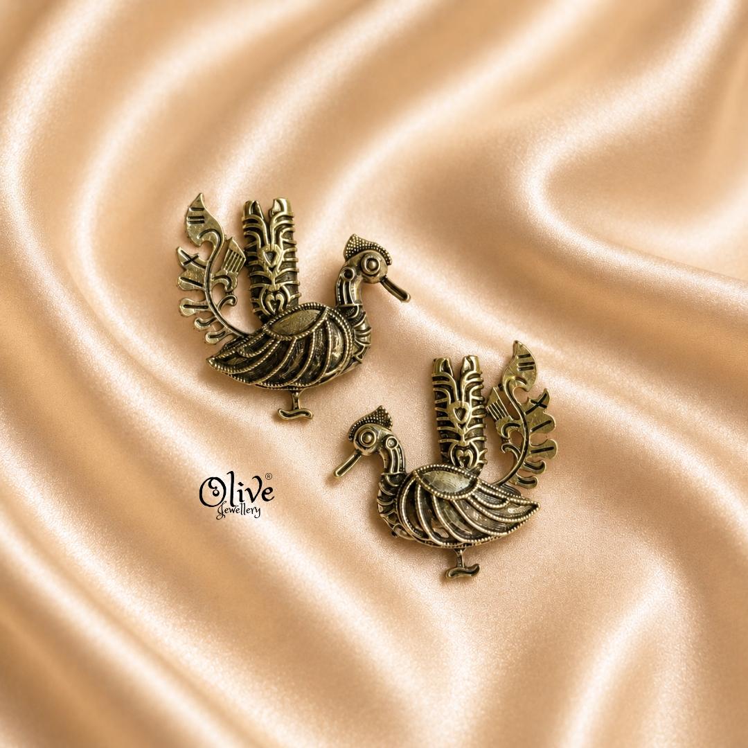 Oxidized Earrings -1252