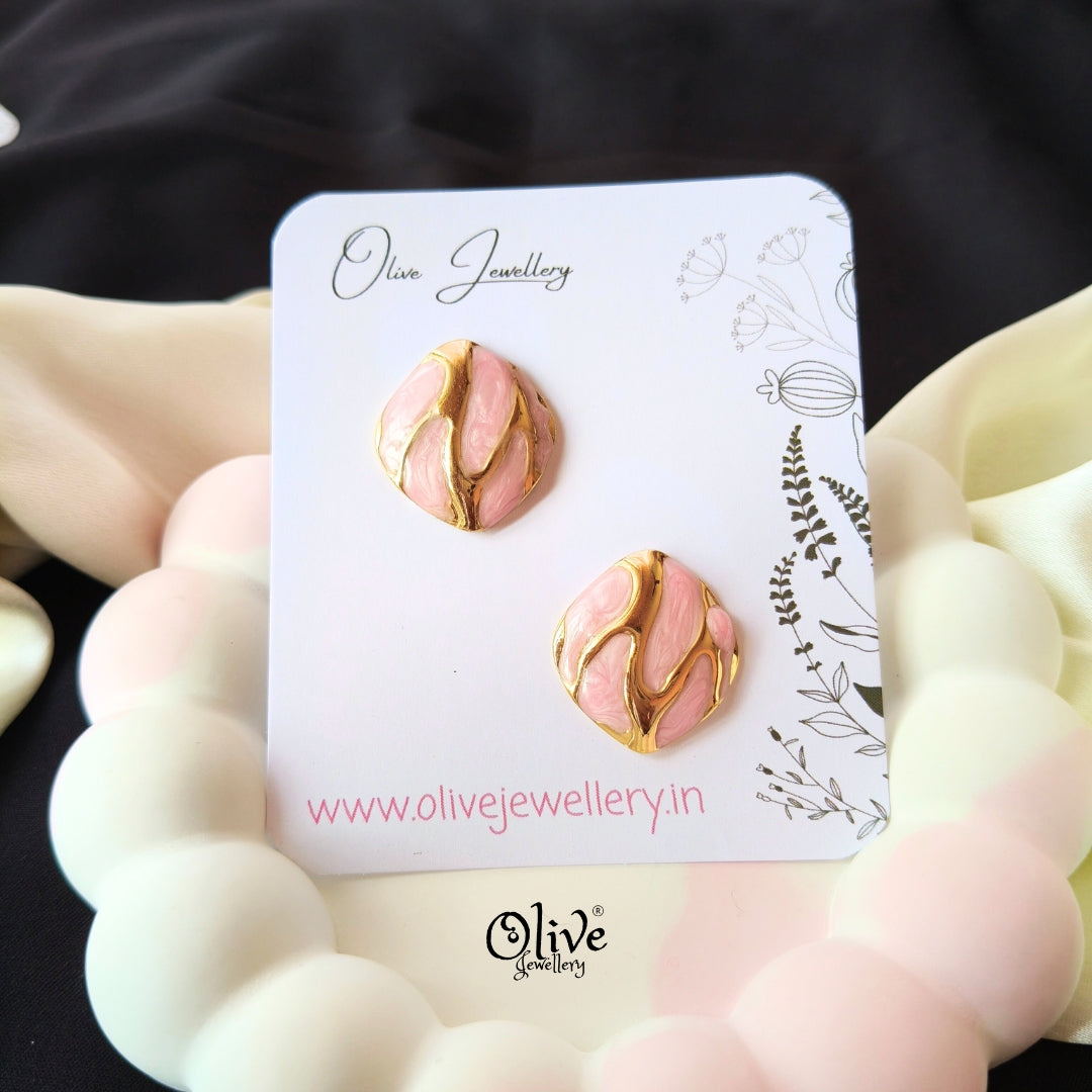 Enamel Earrings -1468
