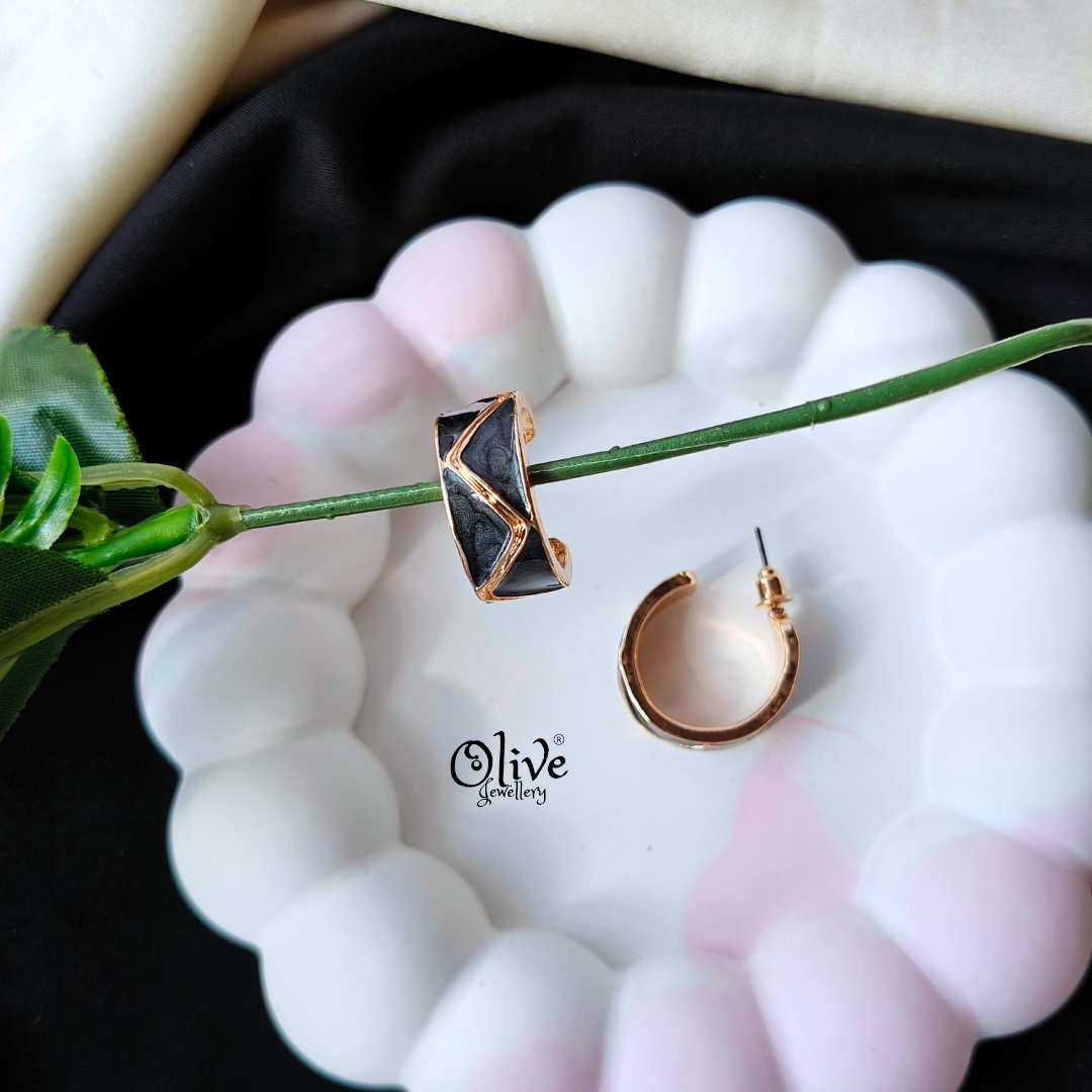 Enamel Earrings -1498