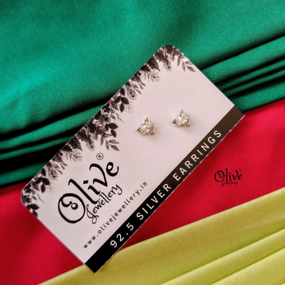 Fox Studs -92.5 Silver