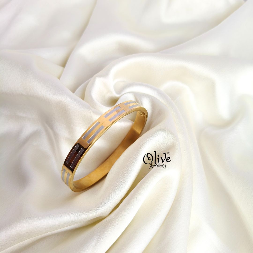 Anti-Tarnish-Mens-Kada - Dual Tone - 39