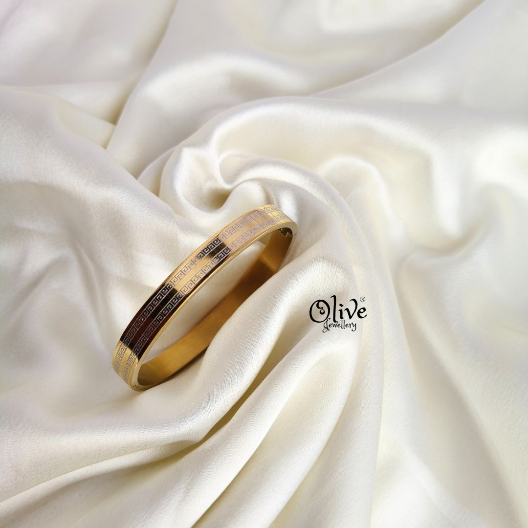 Anti-Tarnish-Mens-Kada - Dual Tone - 40