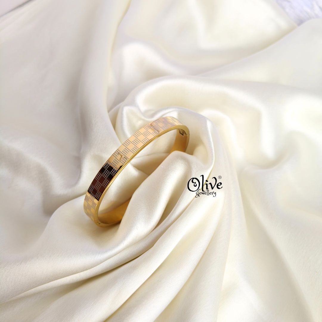 Anti-Tarnish-Mens-Kada - Dual Tone - 46