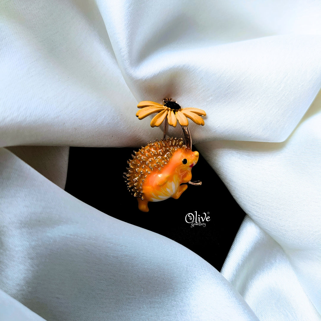 The Hedgehog Brooch