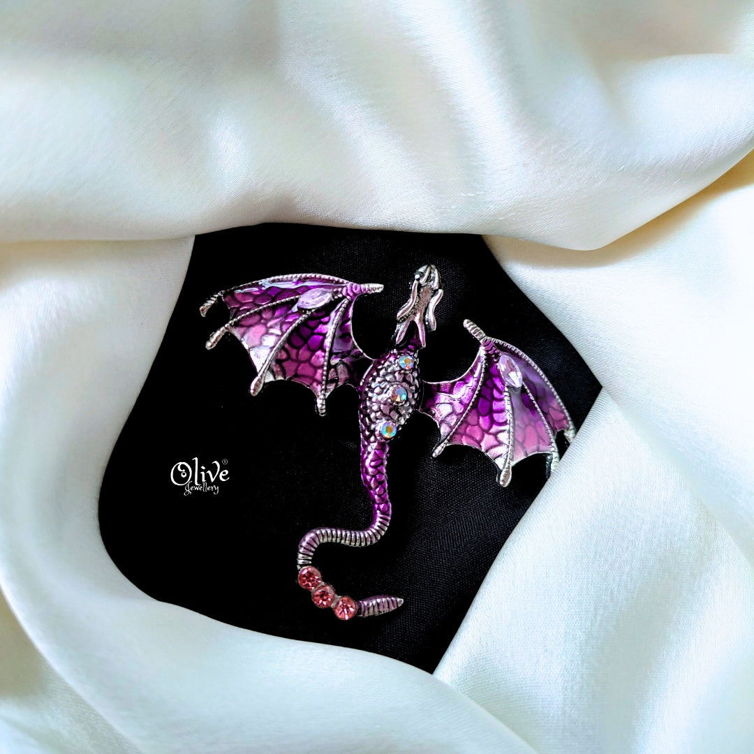 The Purple Dragon Brooch