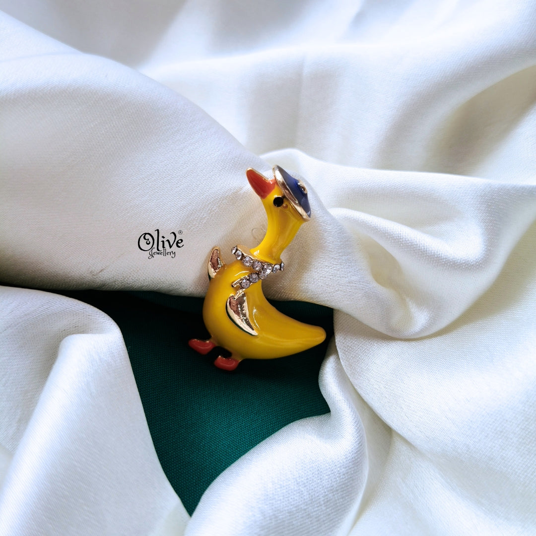 The Silly Duck Brooch