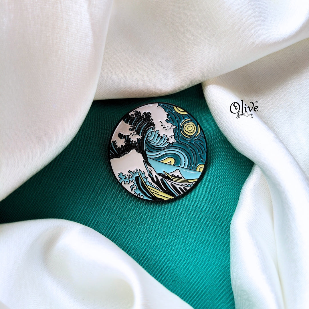 The Ocean View Brooch