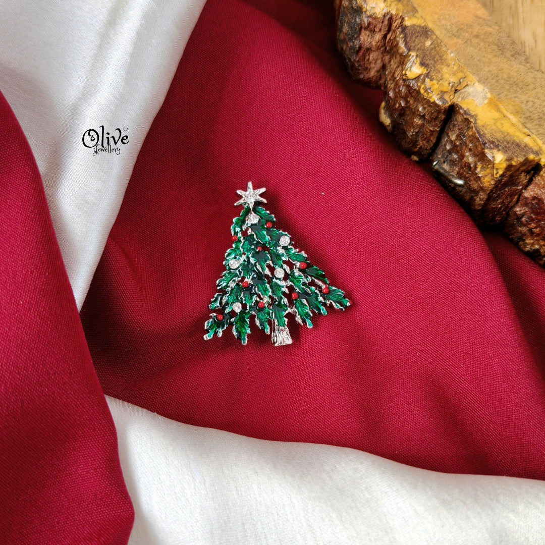 Christmas Tree Brooch