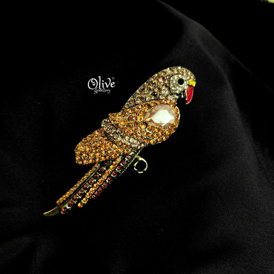 The colorful Parrot Brooch