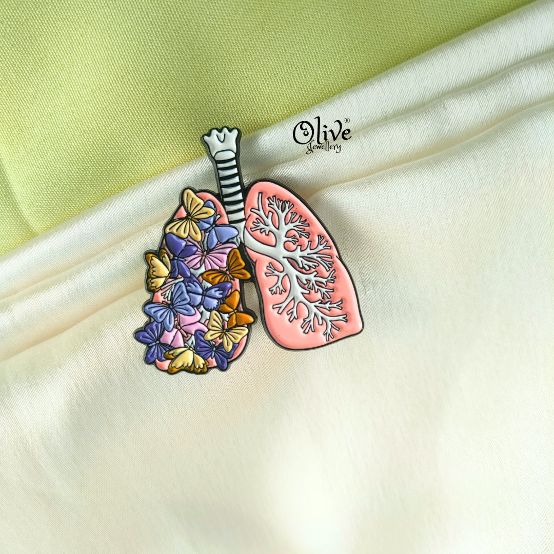 Lungs Brooch