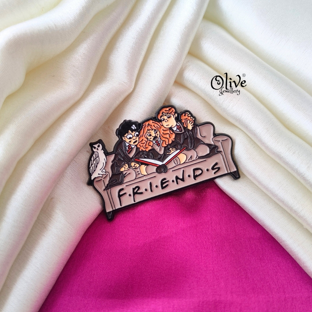 Friends Brooch
