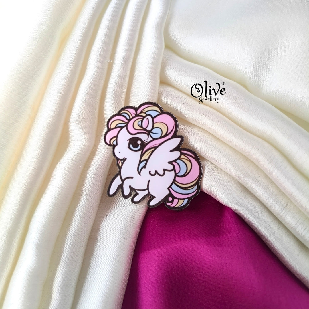 Cute Unicorn Brooch