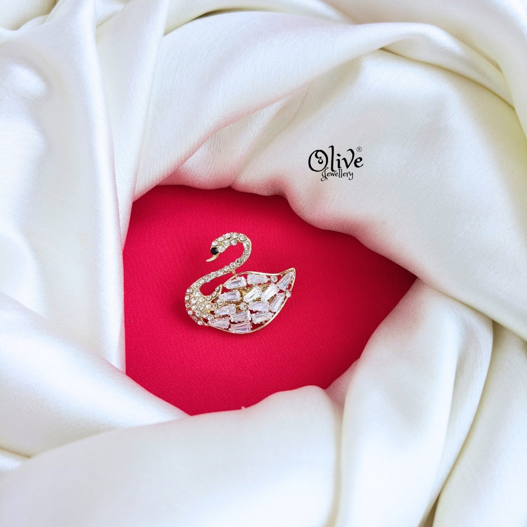 Swan Brooch