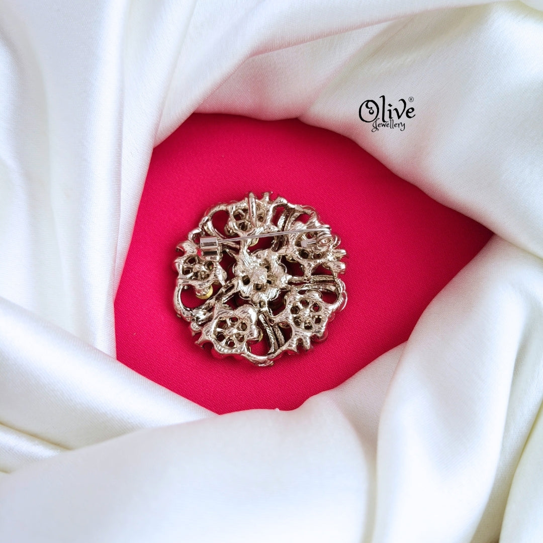 Flower Brooch & Pendant - 611