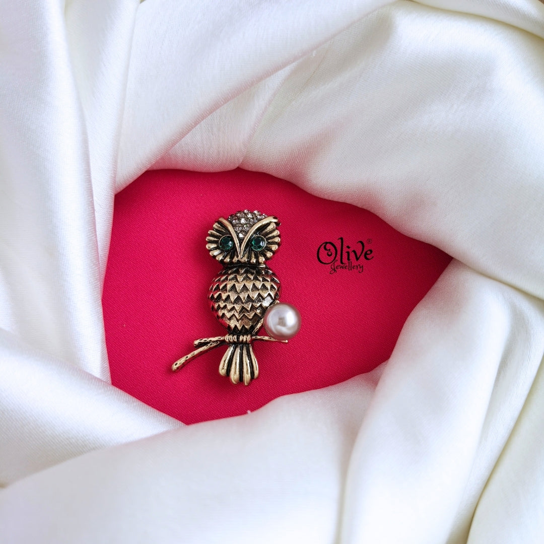 Owl Brooch