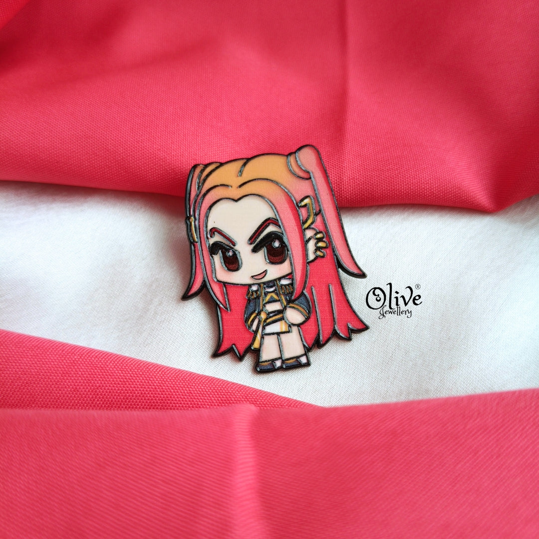 Mira - Demon Hunters-Brooch