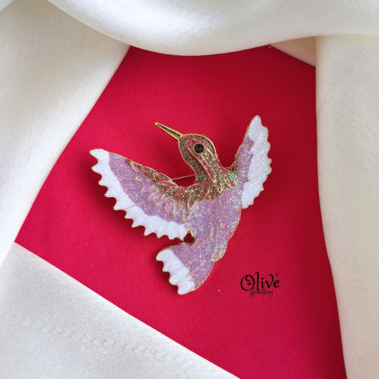 Hummingbird Theme Brooch