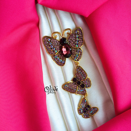Three step Butterfly-Brooch