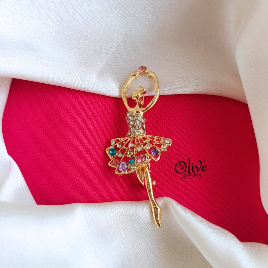 Ballet Dancer Brooch