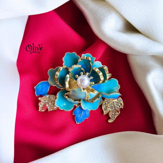 Peony Flower Brooch-923