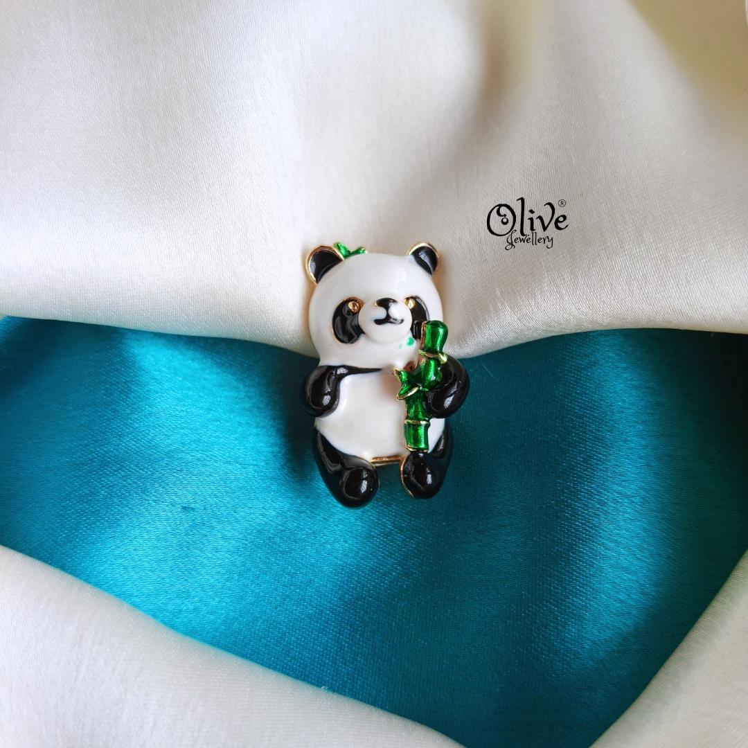 Panda Brooch-1023