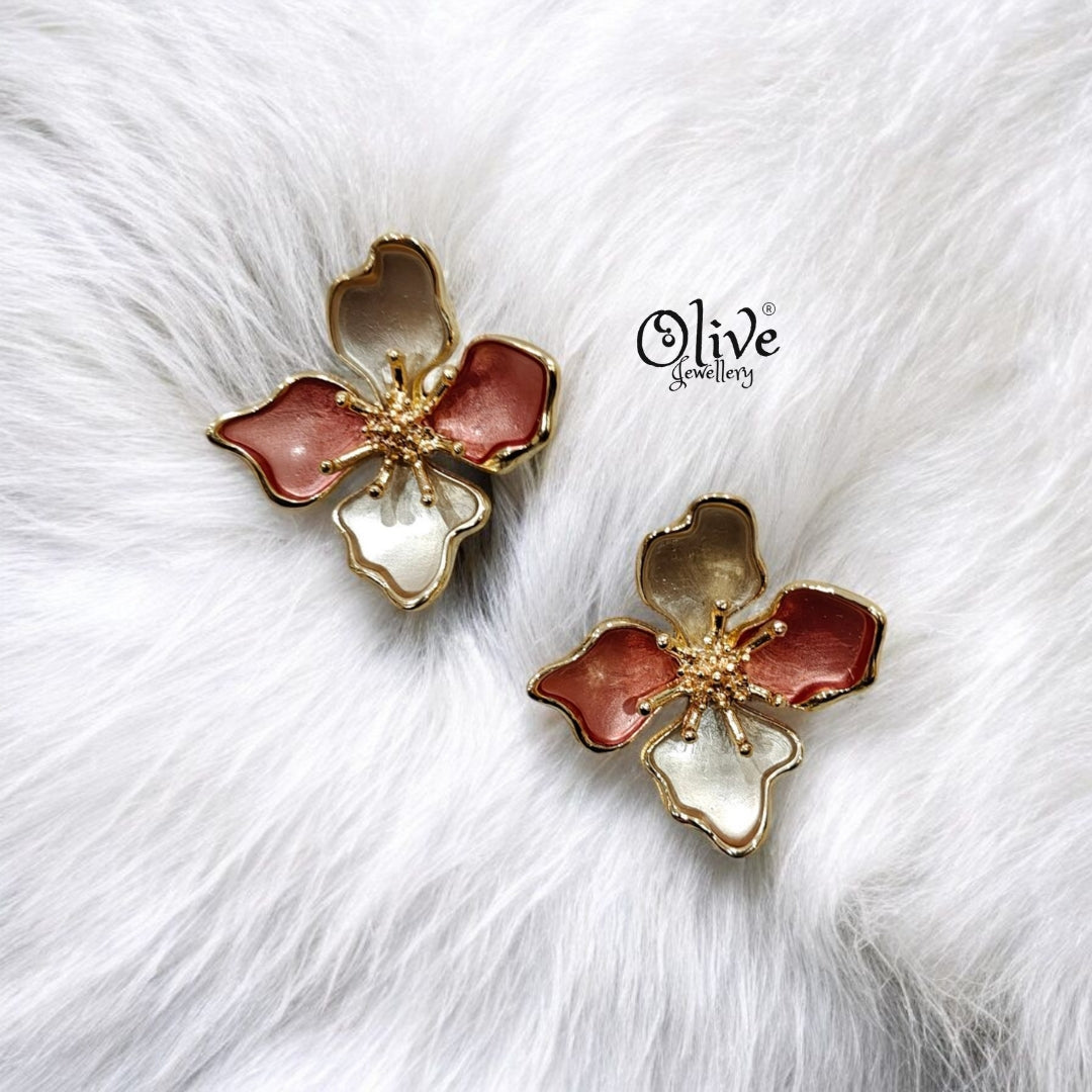 Enamel Earrings - 9