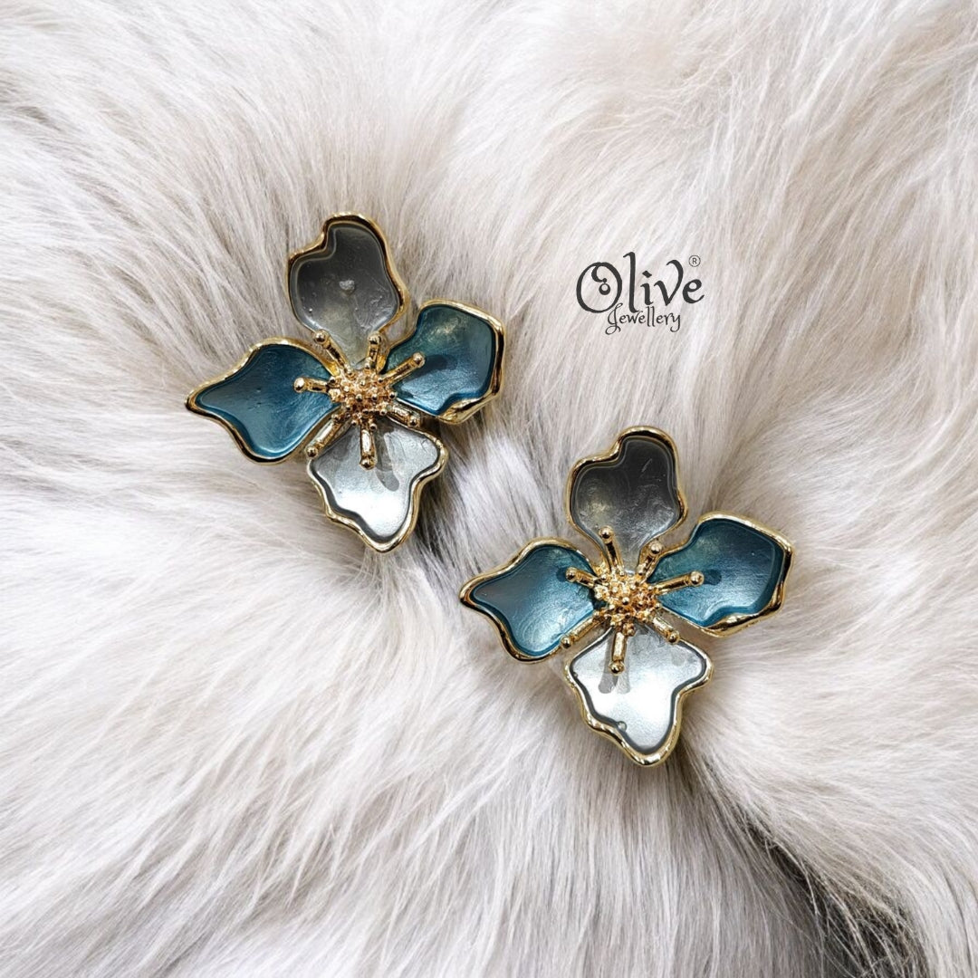 Enamel Earrings - 9
