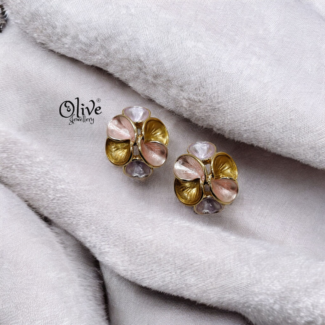 Enamel Earrings - 17