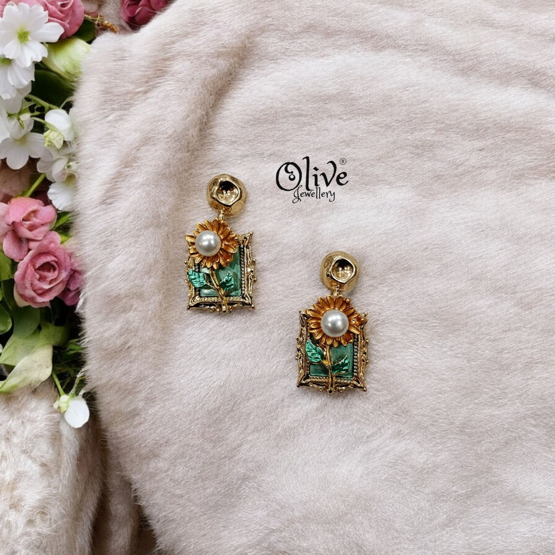 Enamel Earrings - 51