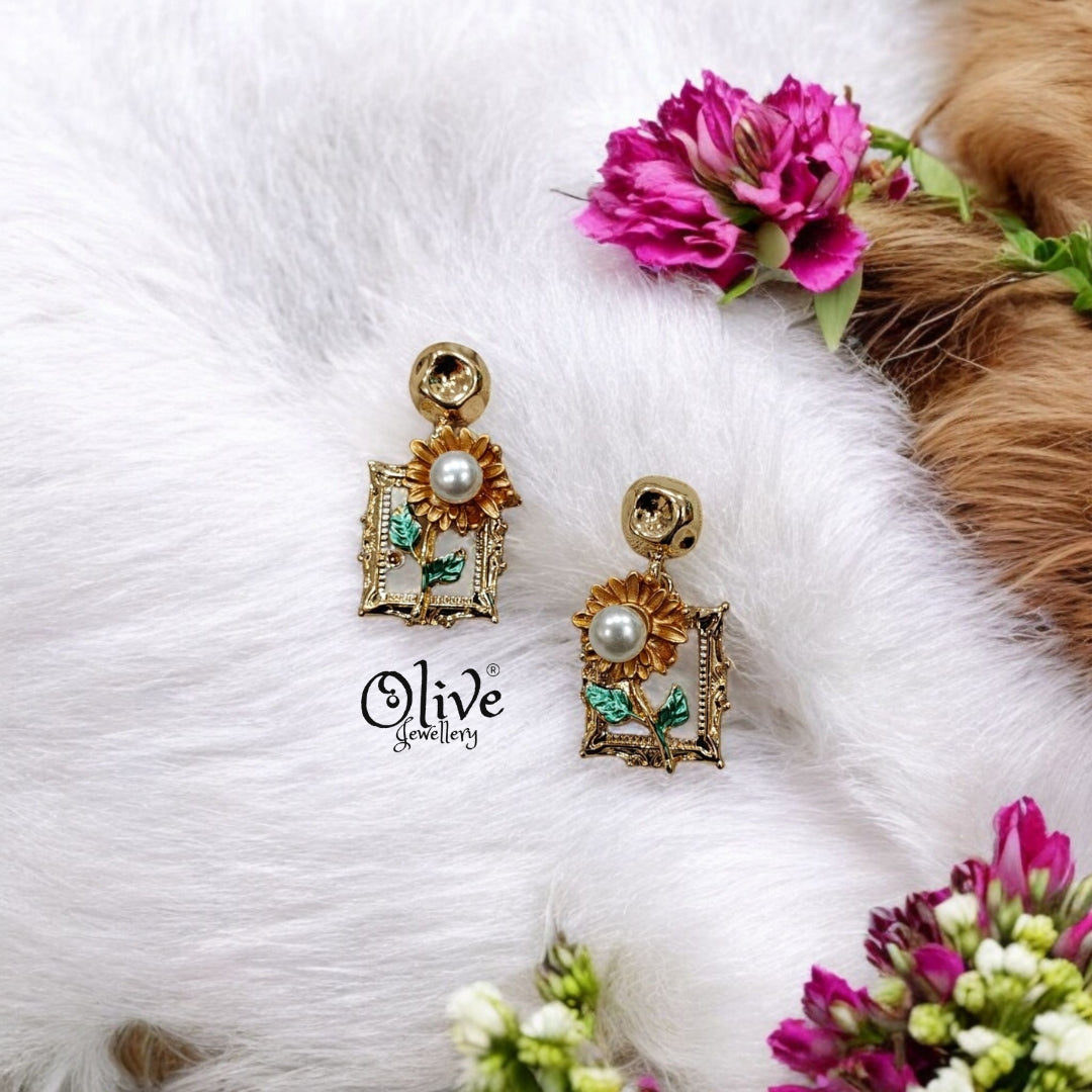 Enamel Earrings - 51