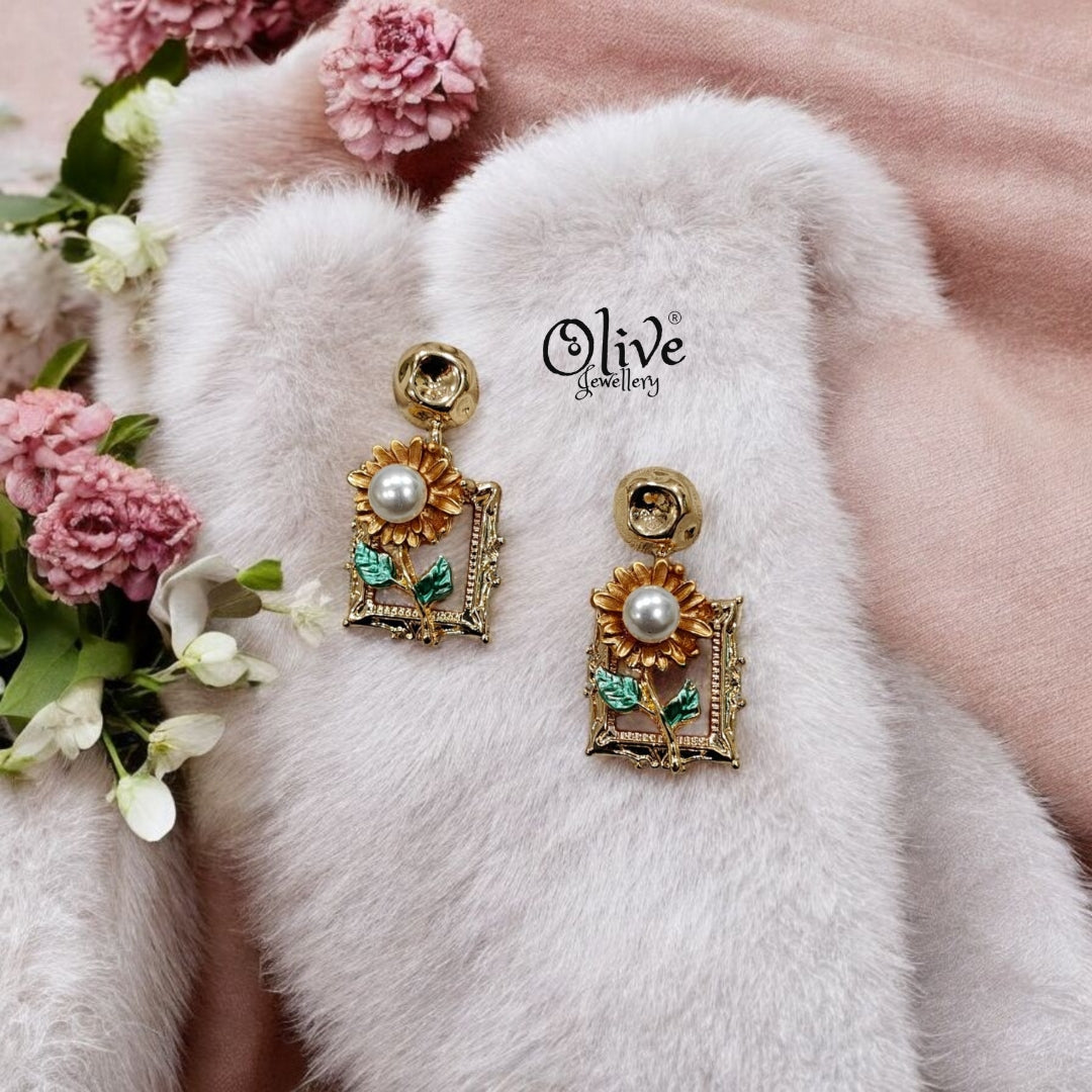 Enamel Earrings - 51