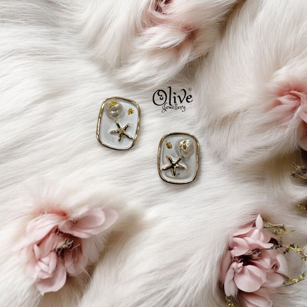 Enamel Earrings - 83