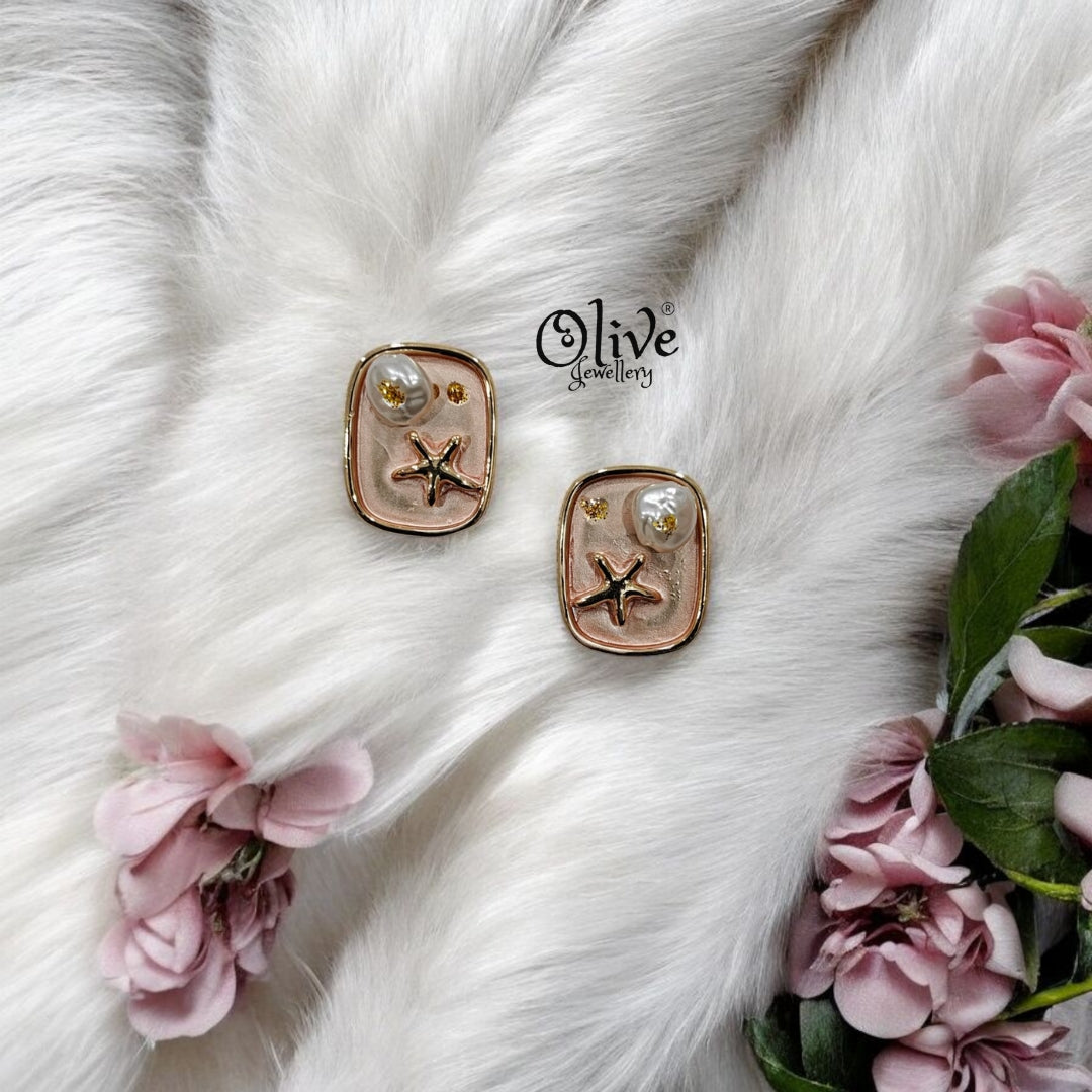 Enamel Earrings - 83