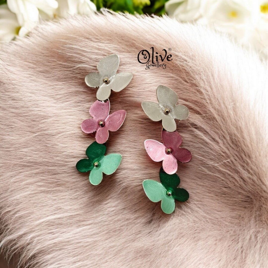 Enamel Earrings - 88