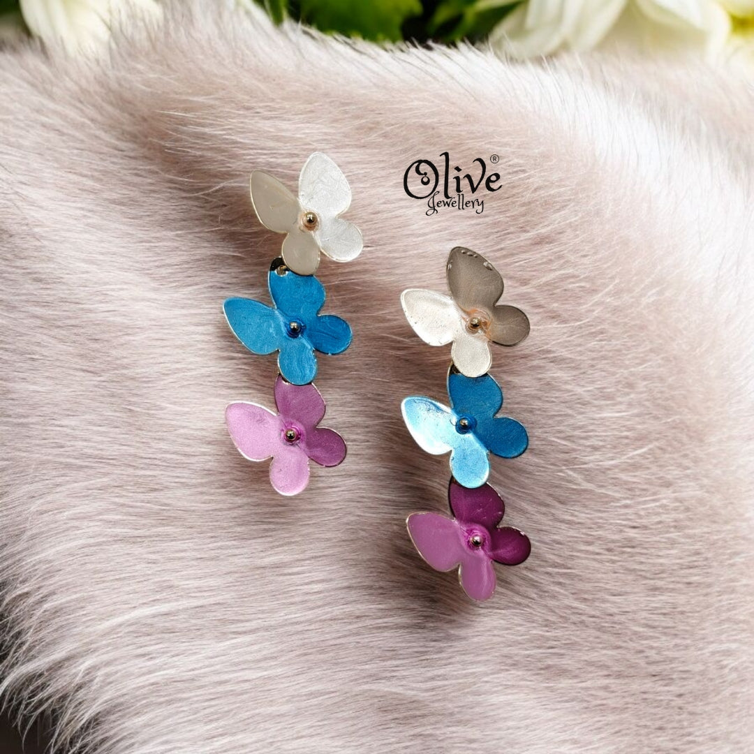 Enamel Earrings - 88