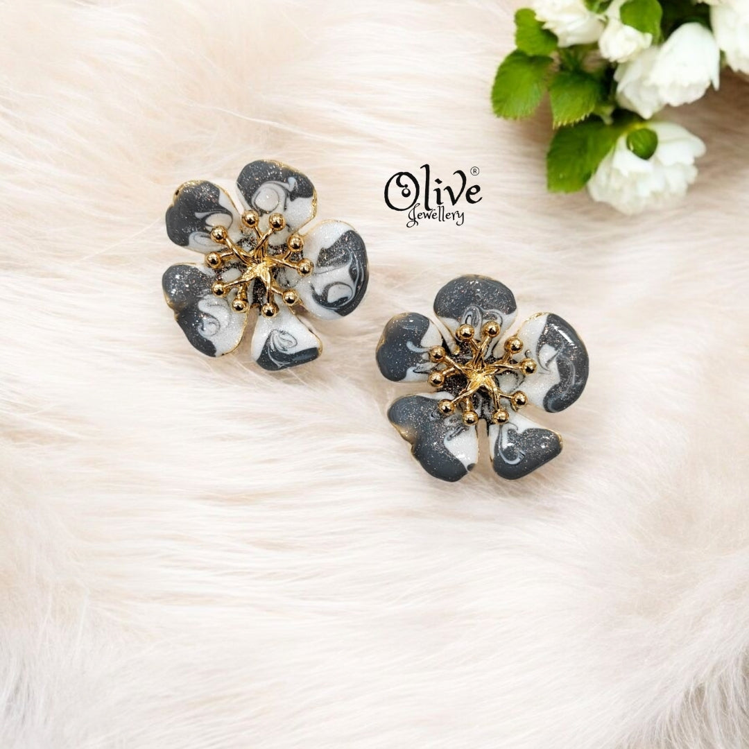 Enamel Earrings - 101