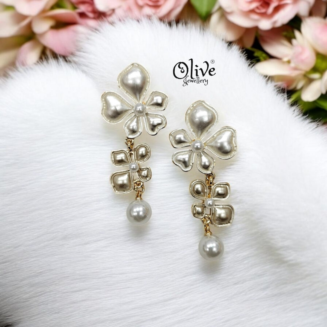 Enamel Earrings - 105