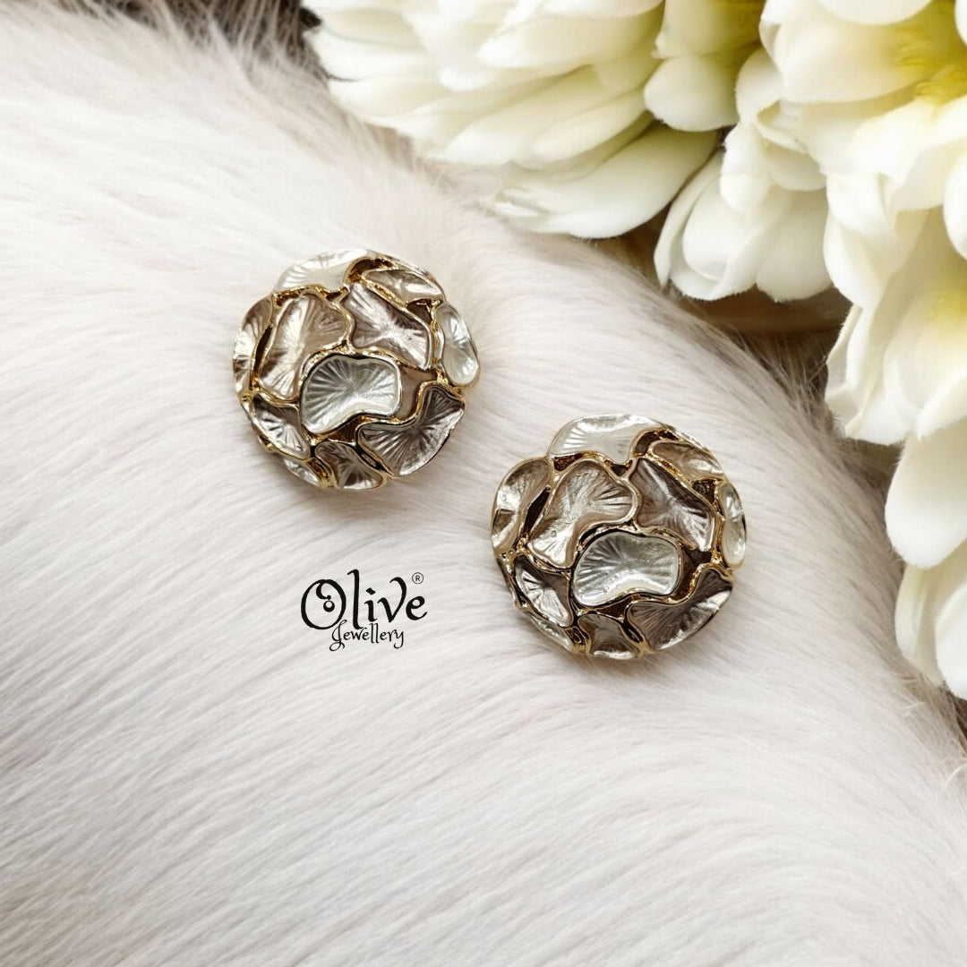 Enamel Earrings - 121