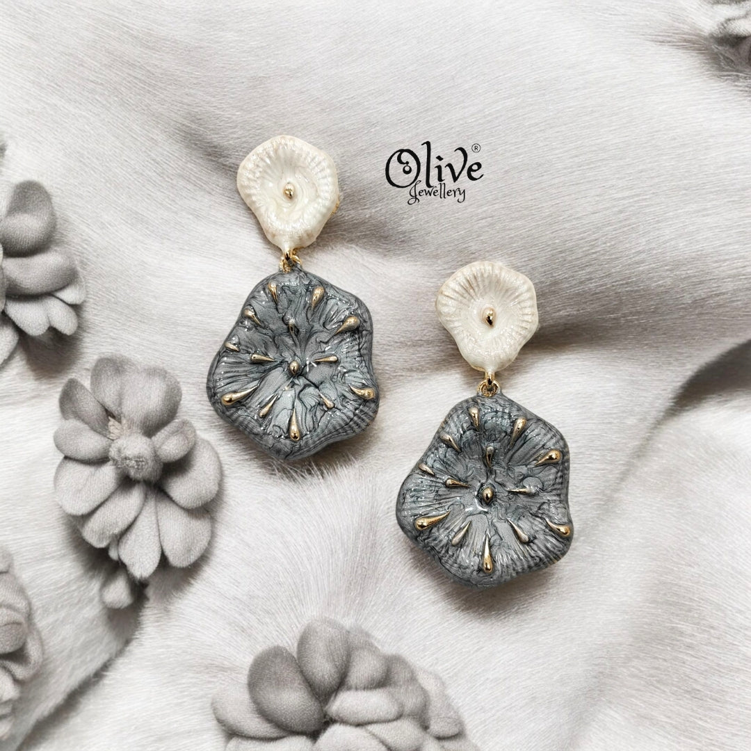 Enamel Earrings - 130