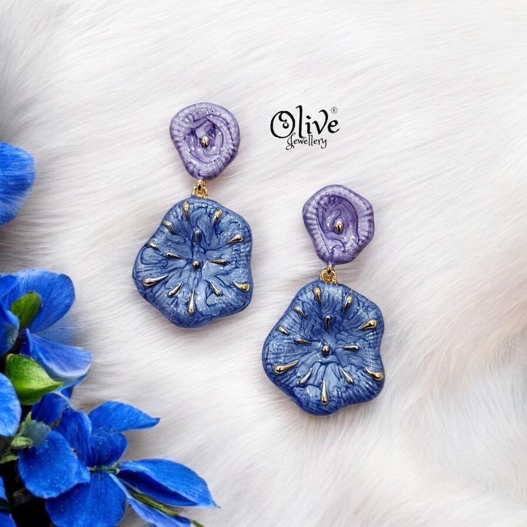 Enamel Earrings - 130