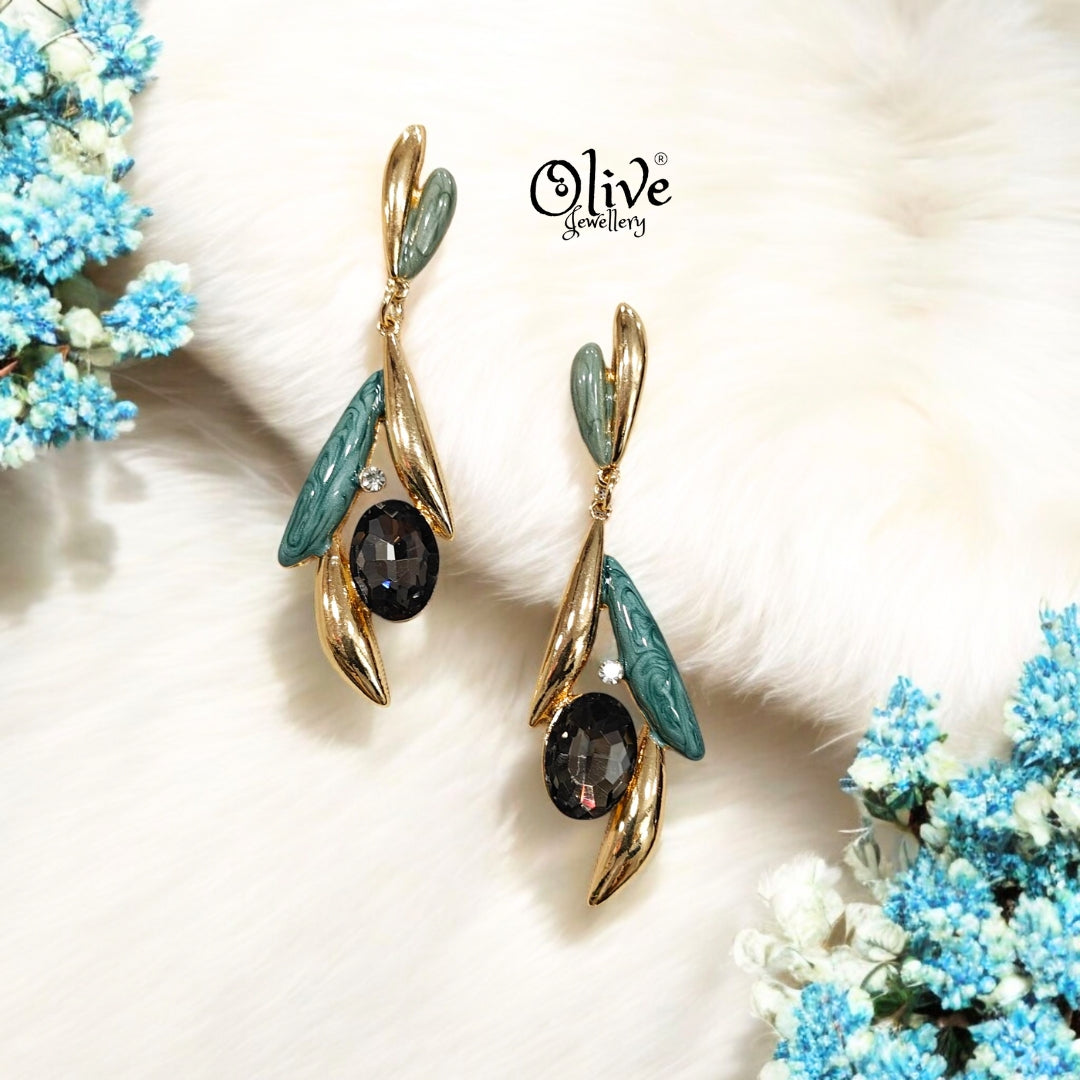 Enamel Earrings - 211