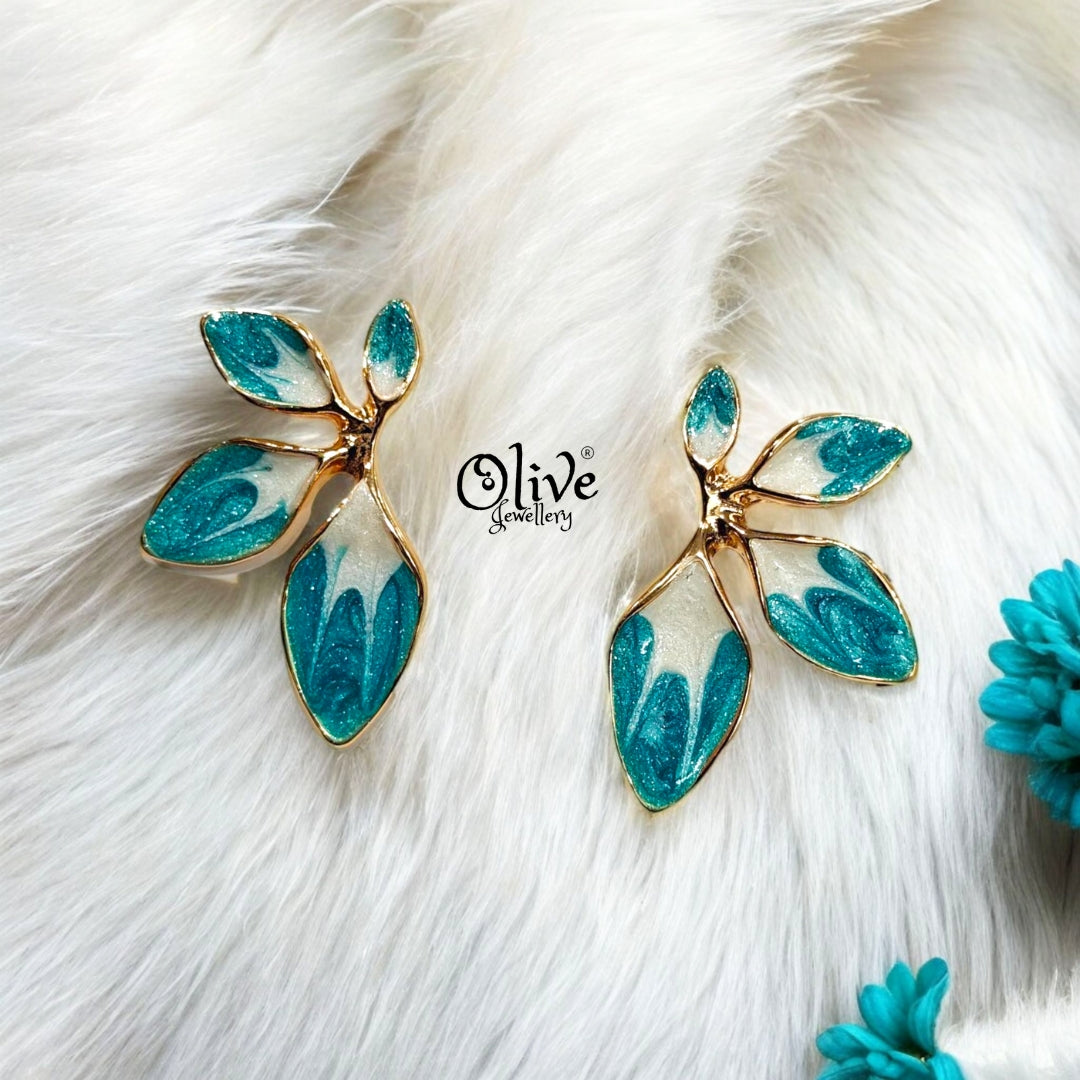 Enamel Earrings - 243