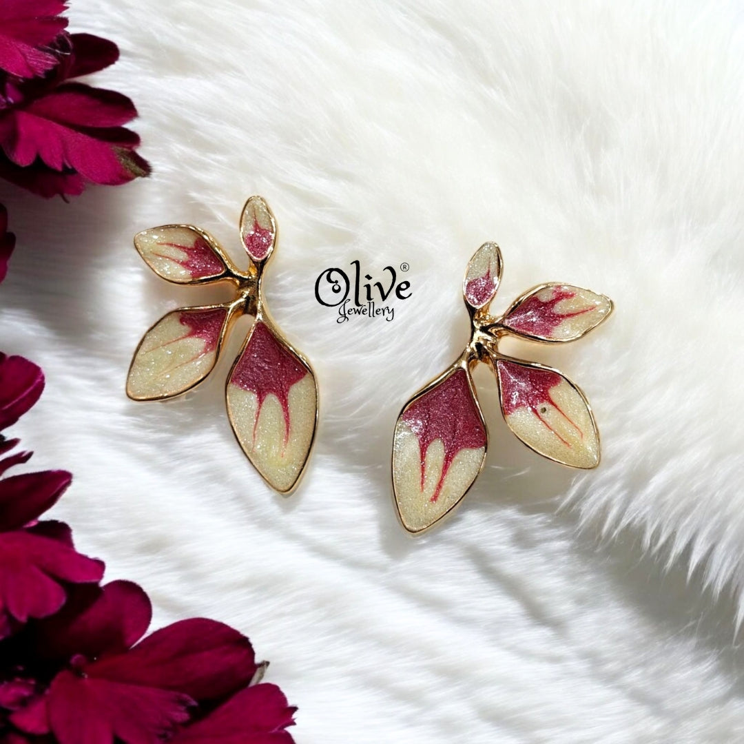 Enamel Earrings - 243