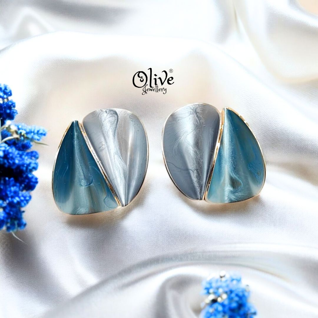 Enamel Earrings - 263