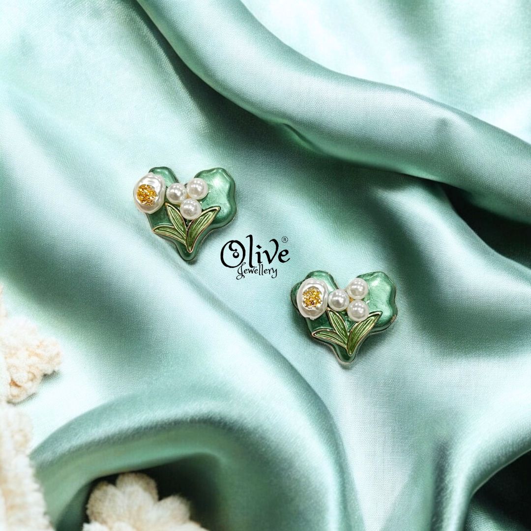 Enamel Earrings - 267