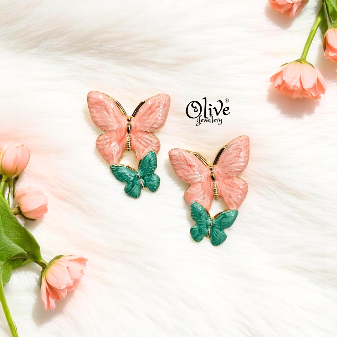 Enamel Earrings -306