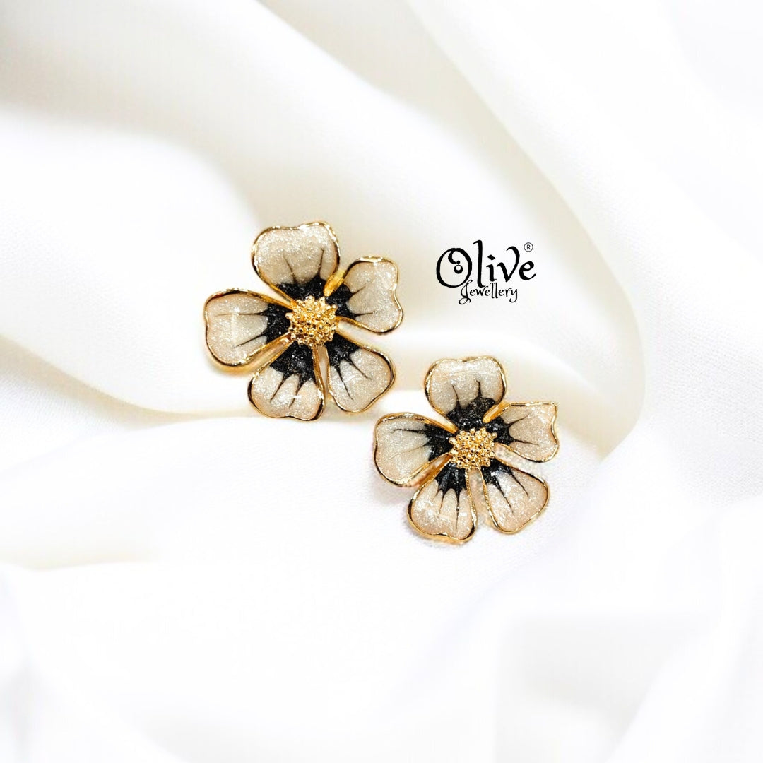 Enamel Earrings -315