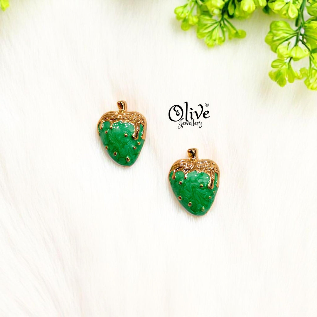 Enamel Earrings -367