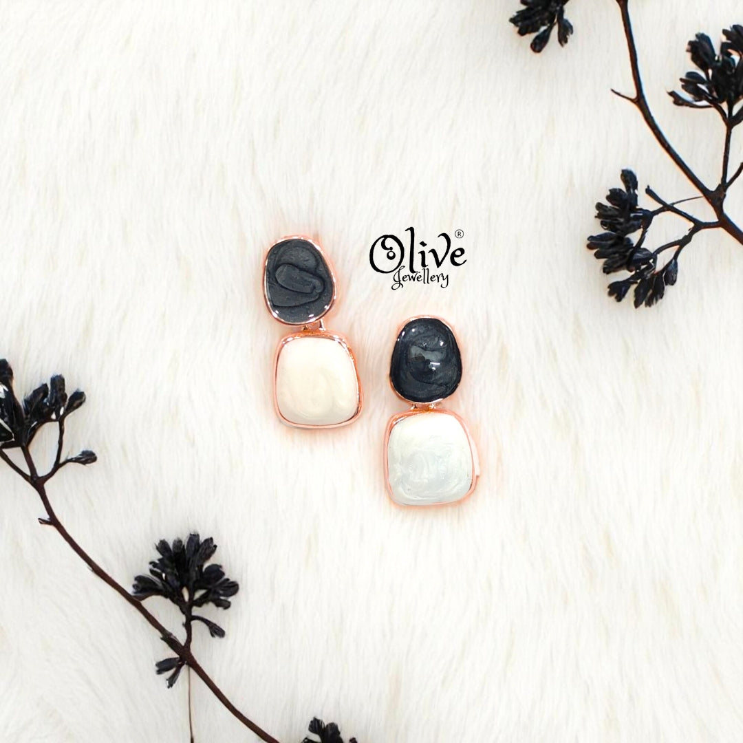 Enamel Earrings -384