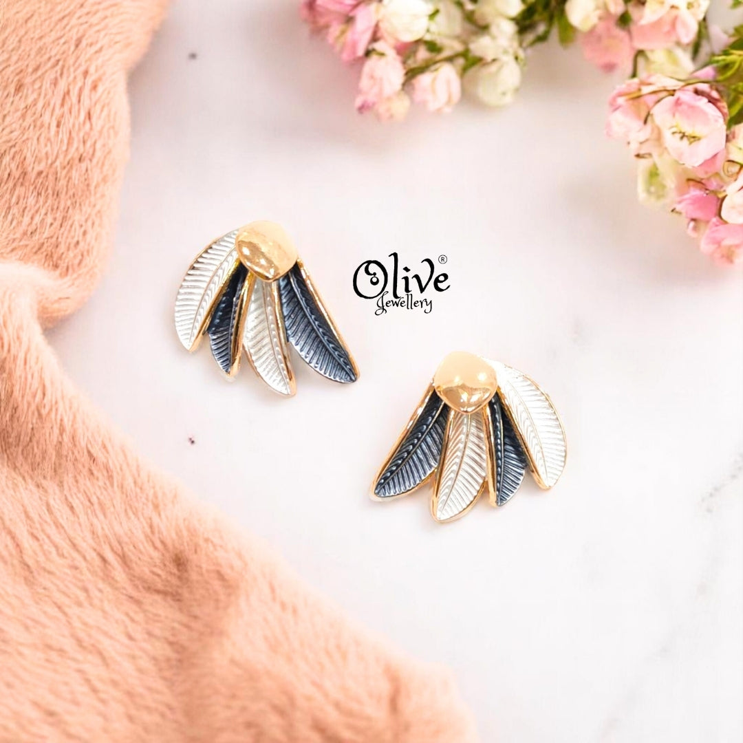 Enamel Earrings -399